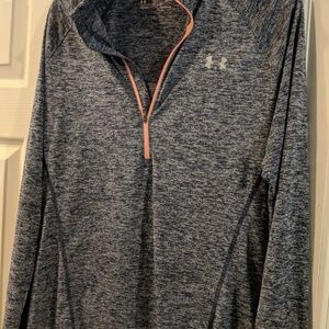 EUC  quarter zip UNDER ARMOUR heat gear LARGE